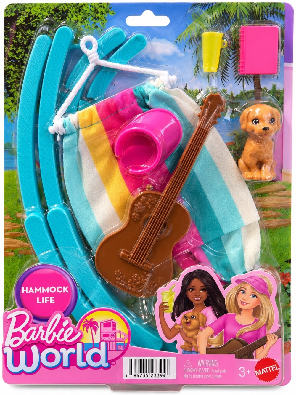 Kids Hammock Life Playset - Pink & Turquoise